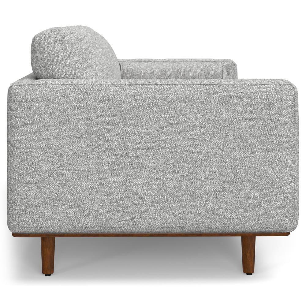 Simpli Home Morrison  Sofa and Ottoman Set in Woven-Blend Fabric | Wayfair