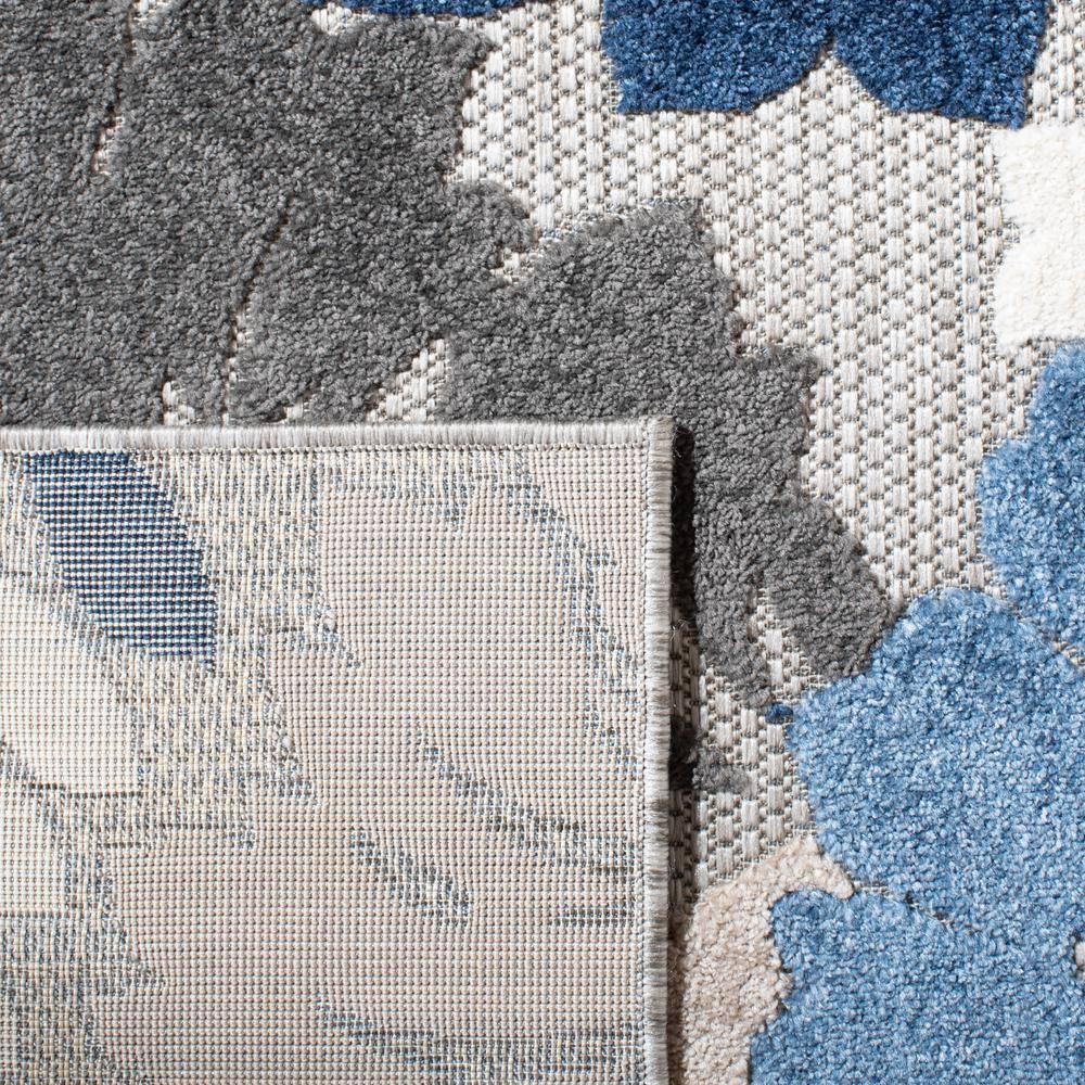 Cabana CBN308 Loomed Indoor Area Rug - Grey/Blue - 5'3"x7'6" - Safavieh