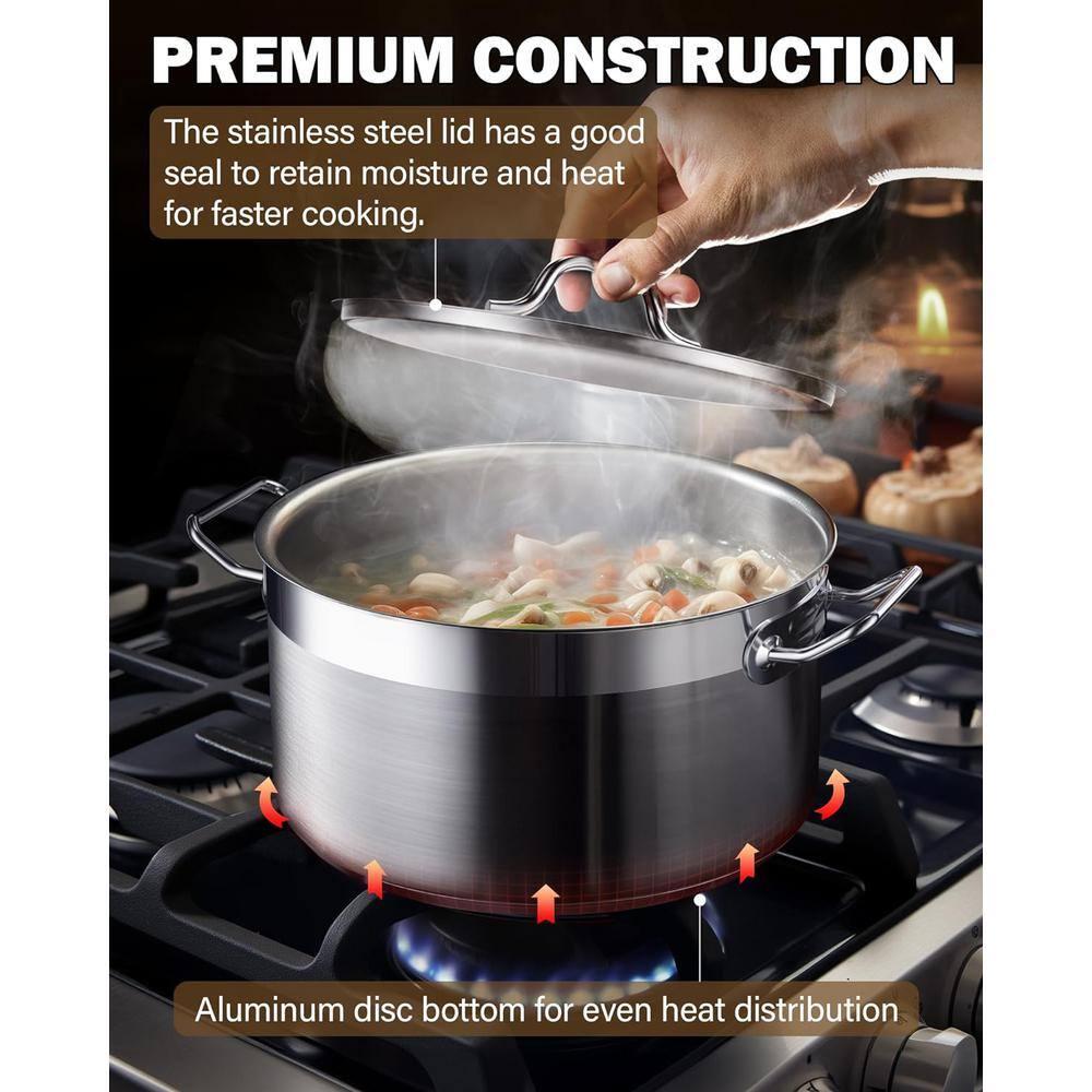 Cooks Standard Cooks Standard 6 Quarts Stainless Steel Stock Pot