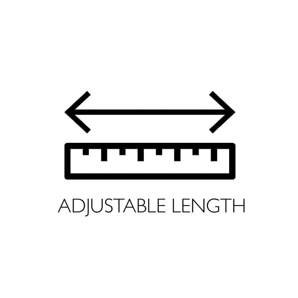 Design House Steel Adjustable 27" to 48" Closet Rod, Polished Chrome