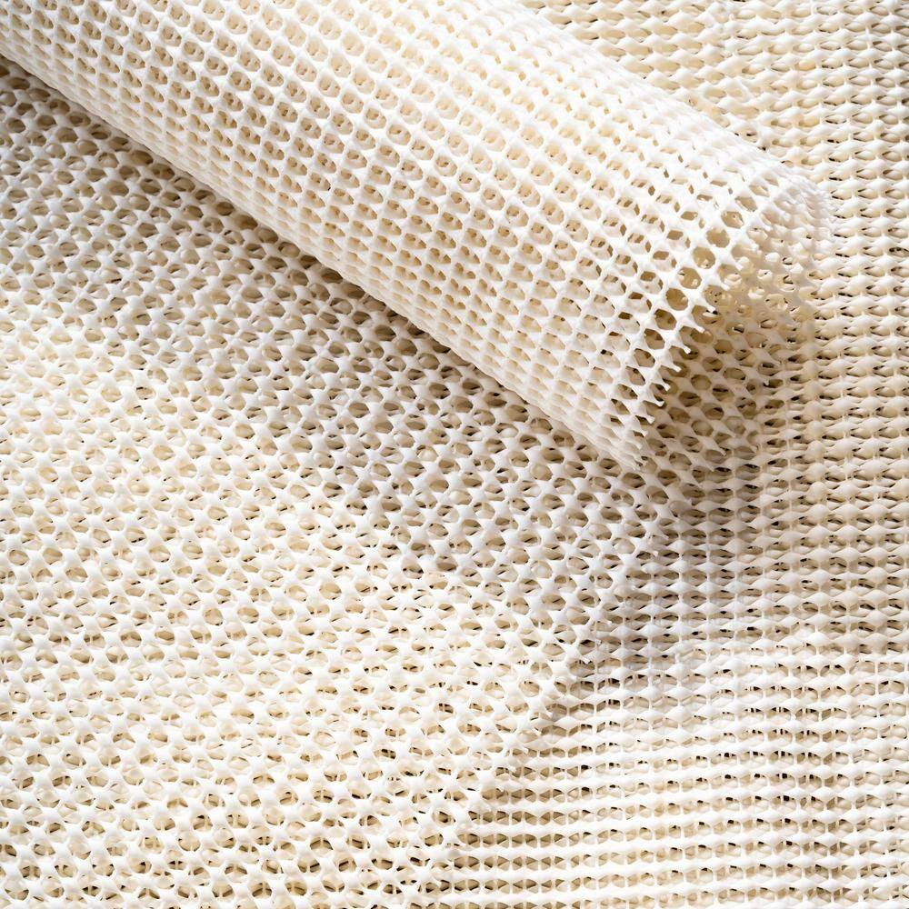 JONATHAN Y Ultra Stop Cream 12 ft. x 18 ft. Rug Pad