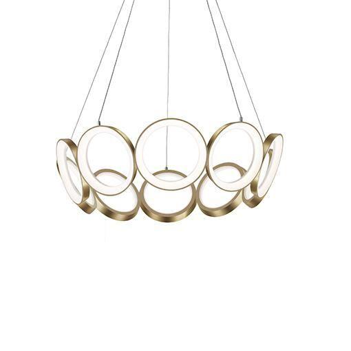 Kuzco Lighting Oros 10 - Light Dimmable LED Classic / Traditional Chandelier