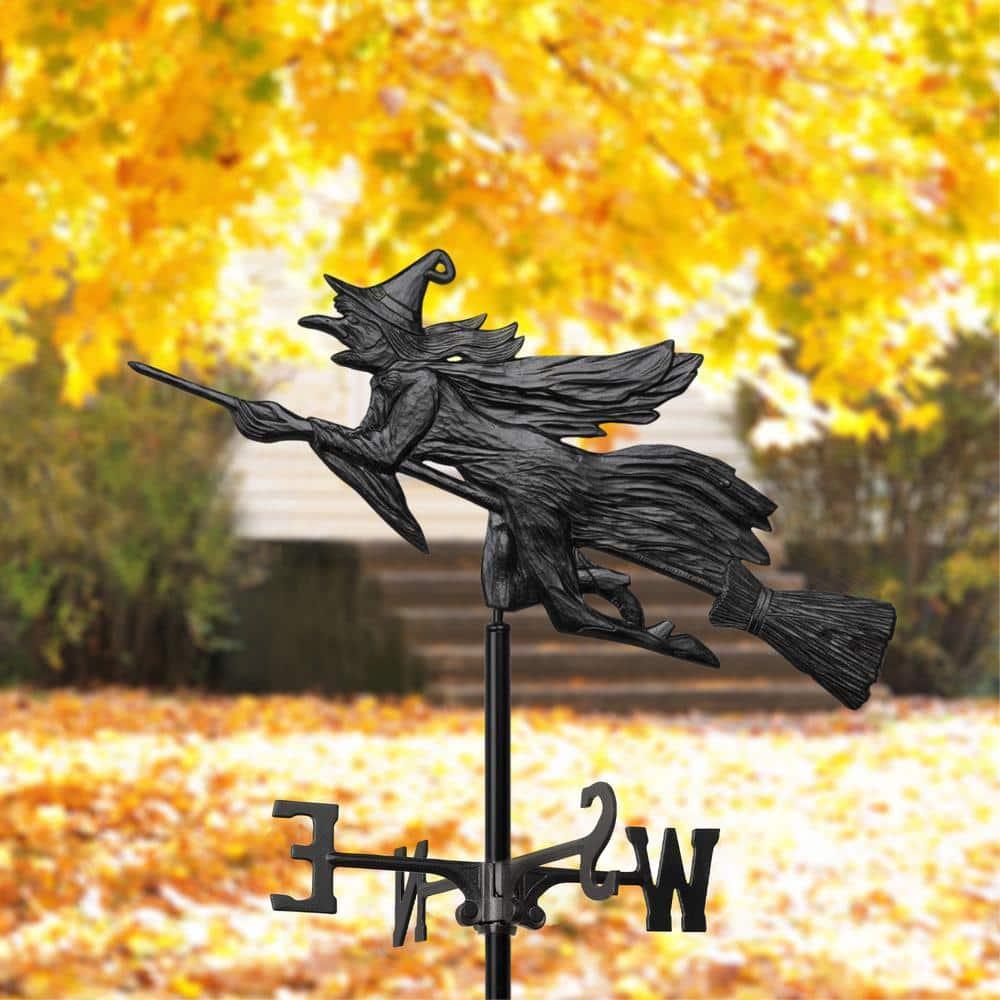 Flying Witch Garden Weathervane
