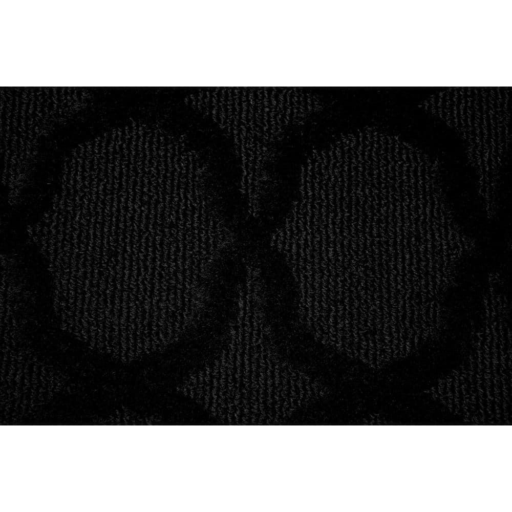 Garland Rug Sparta Black Indoor Area Rug, 8' x 10'