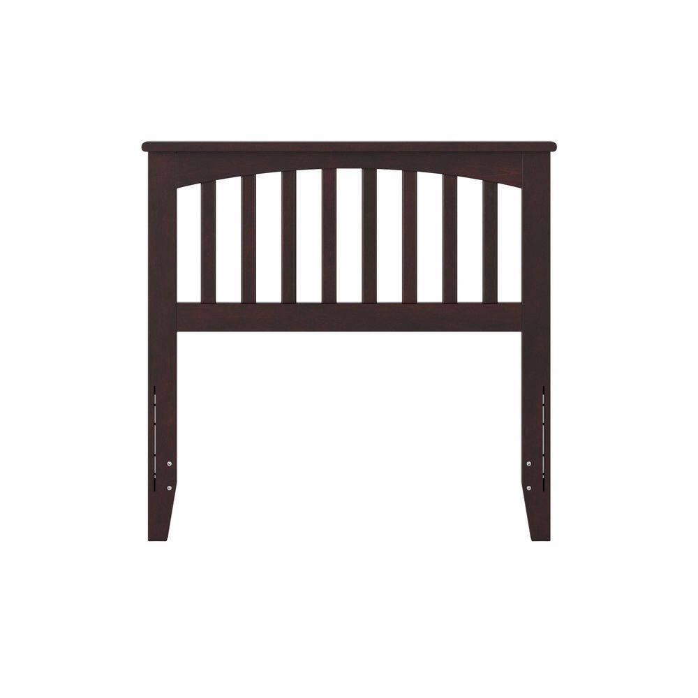 AFI Furnishings Mission Twin Headboard with Turbo Charger in Espresso