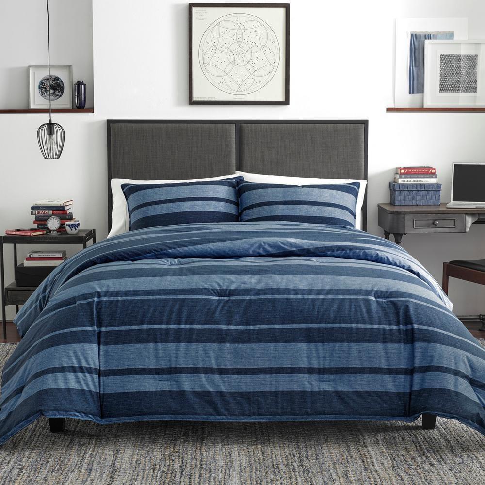 Nautica Nautica Longpoint Navy Reversible Cotton Comforter Set