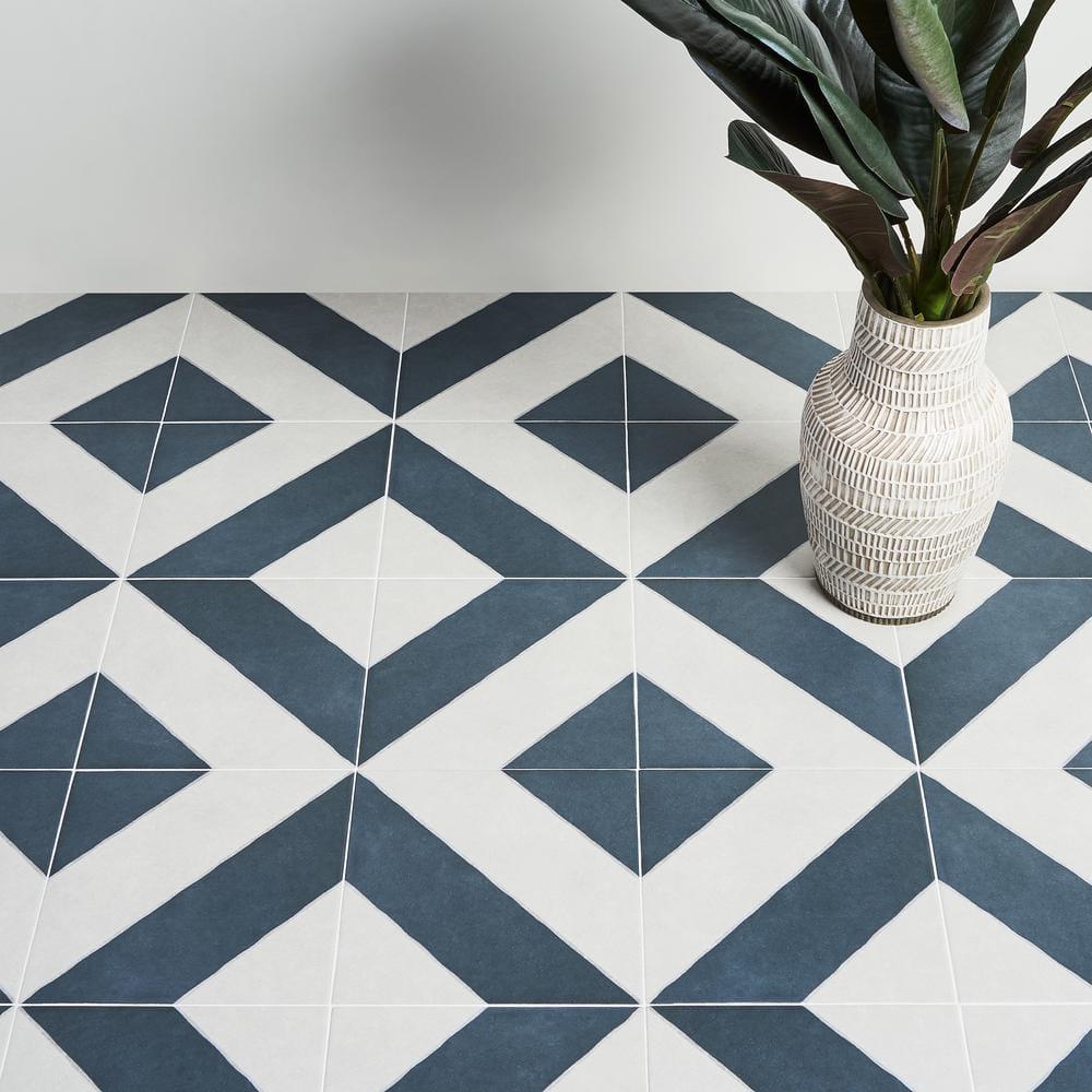 Ava Diagonal 9" x 9" Porcelain Tile (10.76 sq. ft./ Case)