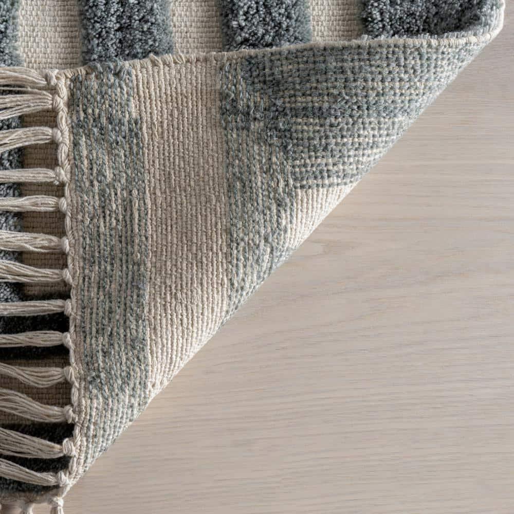 Ebern Designs Merrick Tasseled Wool Area Rug