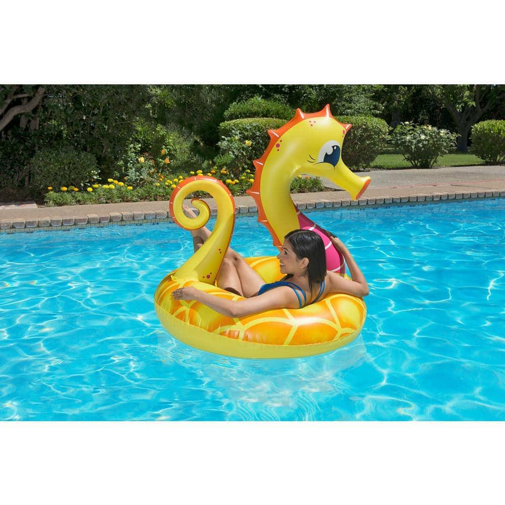 Poolmaster 48" Yellow Seahorse Tube