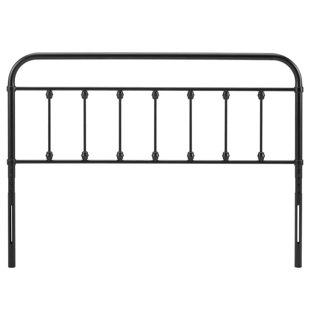 Modway Sage Queen Metal Headboard in Black
