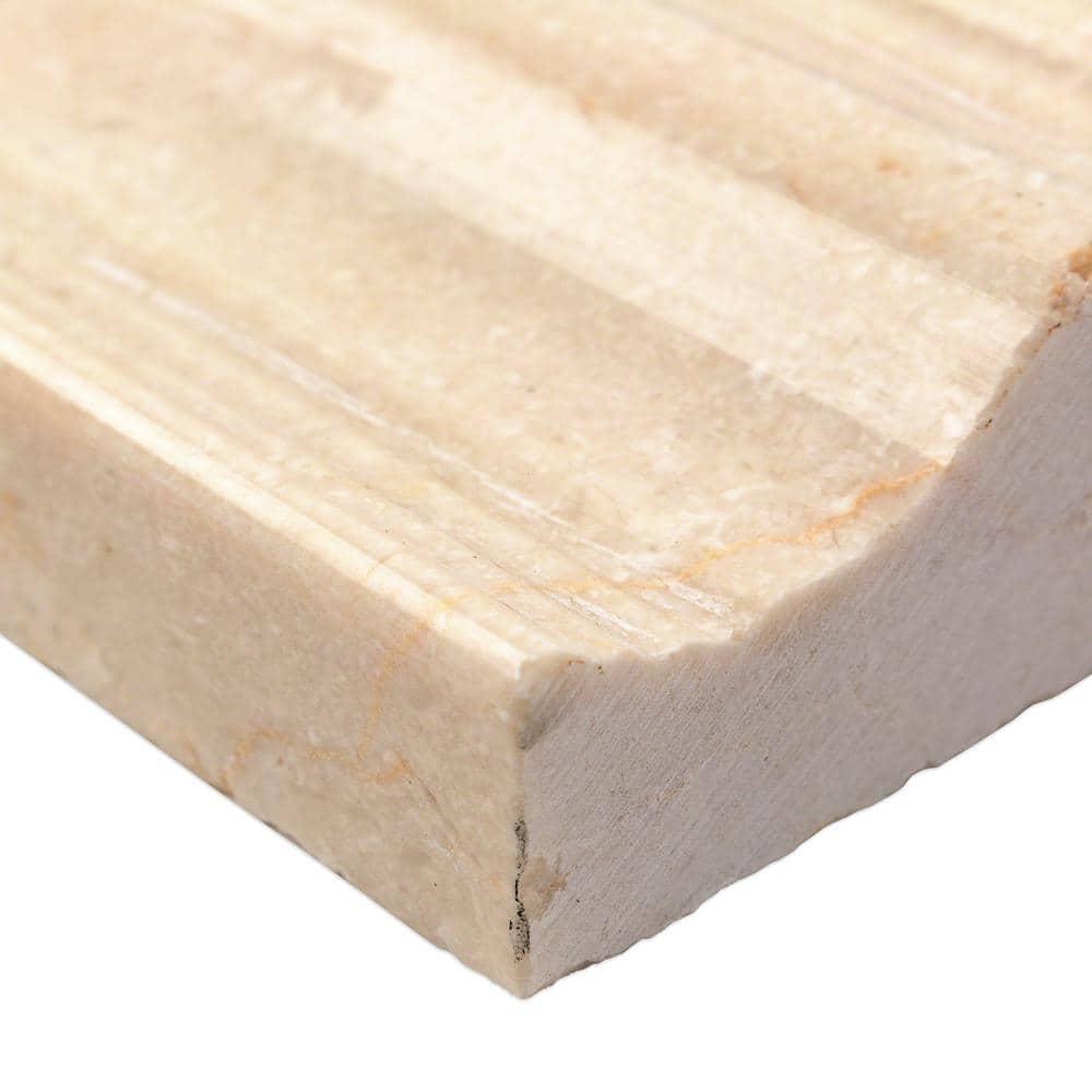 Bond Tile 12'' L x 4.75'' W Marble Tile Trim
