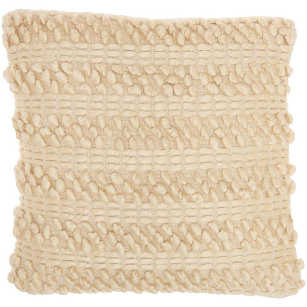 Mina Victory Striped Throw Pillow With Texture