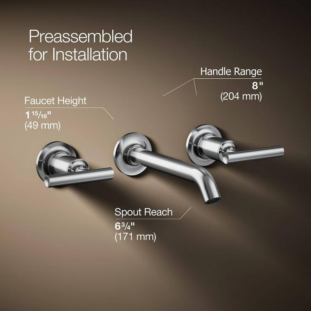Purist® Wall-Mounted Bathroom Faucet