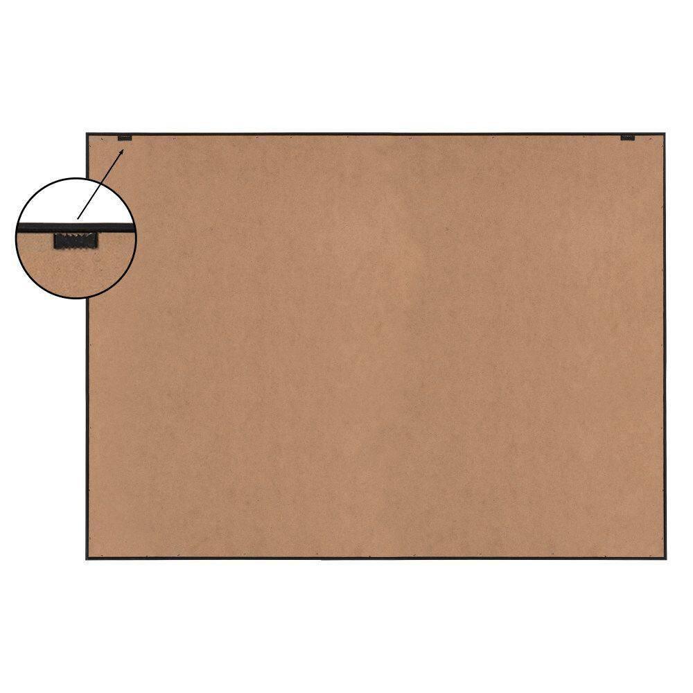 Kate and Laurel Sylvie Hey Dude Highland Cow Color Framed Canvas by The Creative Bunch Studio, 31.5 x 41.5, Natural