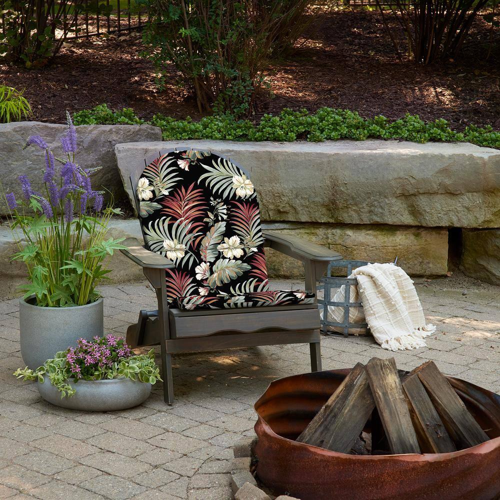 ARDEN Outdoor Foam Adirondack Cushion, Set of 2, 21.5 x 19, Water repellent, Fade Resistant, Foam Cushion for Adirondack Chairs 21.5 x 19