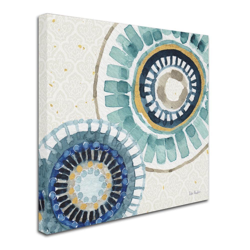 Trademark Fine Art "Indigold XV" Canvas Art by Lisa Audit