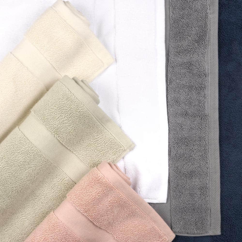 A1HC Feather Touch Quick Dry 20 in. x 33 in. Green Tint Solid 100% Organic Cotton 900 GSM Rectangle Bath Mat
