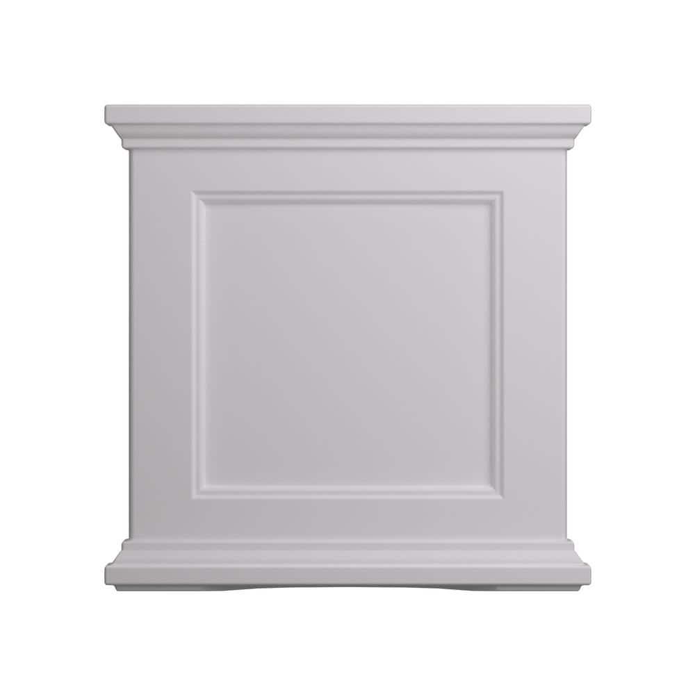 Mayne Fairfield 20" x 20" x 20" Square White Self Watering Plastic Planter