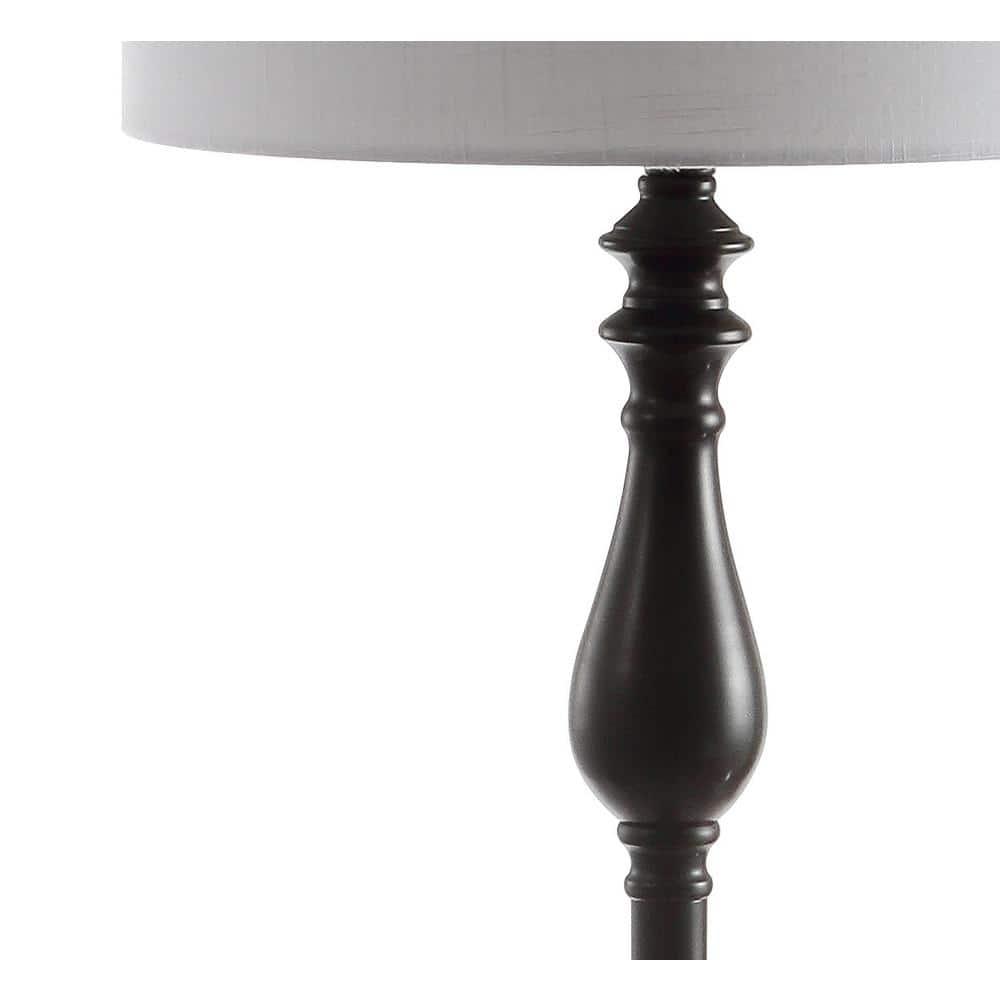 Rephen 60'' Black LED Swing Arm Floor Lamp with USB