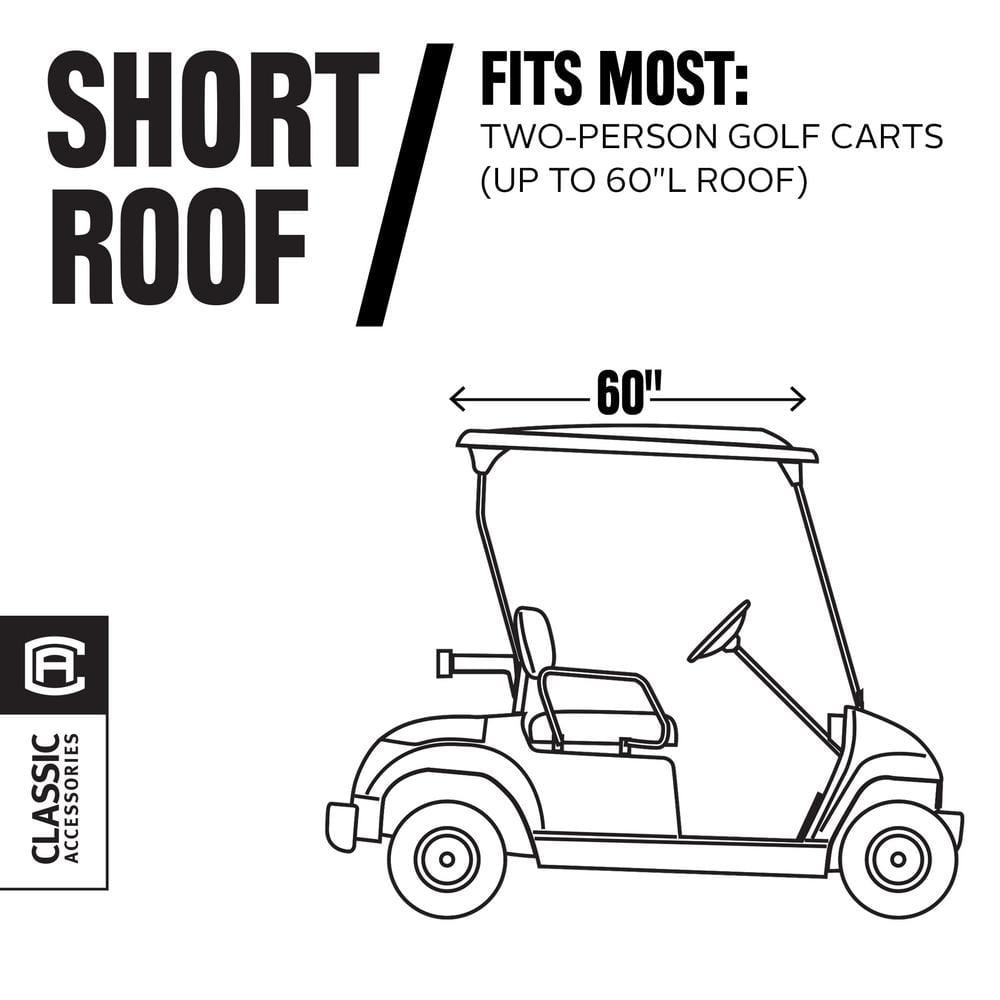 Classic Accessories Fairway Elastic Mildew Resistant Golf Cart Cover By Classic Accessories