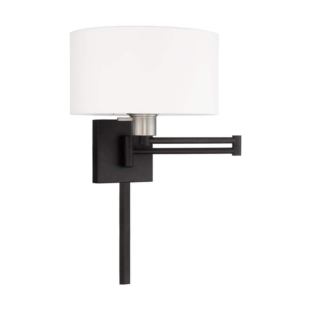Livex Lighting 1 - Light Wall Light in  Black