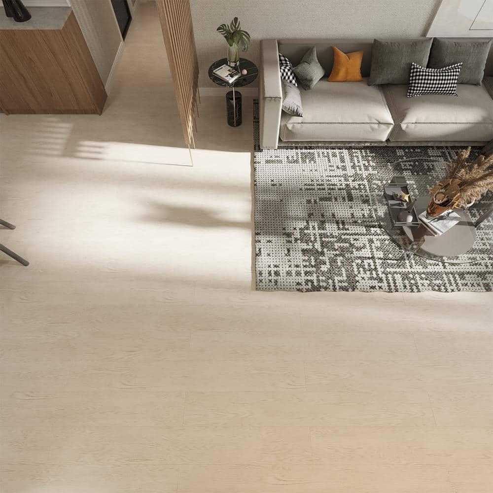 BaseCore Hex Pistachio 12 MIL x 5.75 in. W Waterproof Peel and Stick Vinyl Plank Flooring (21.5sqft/case)