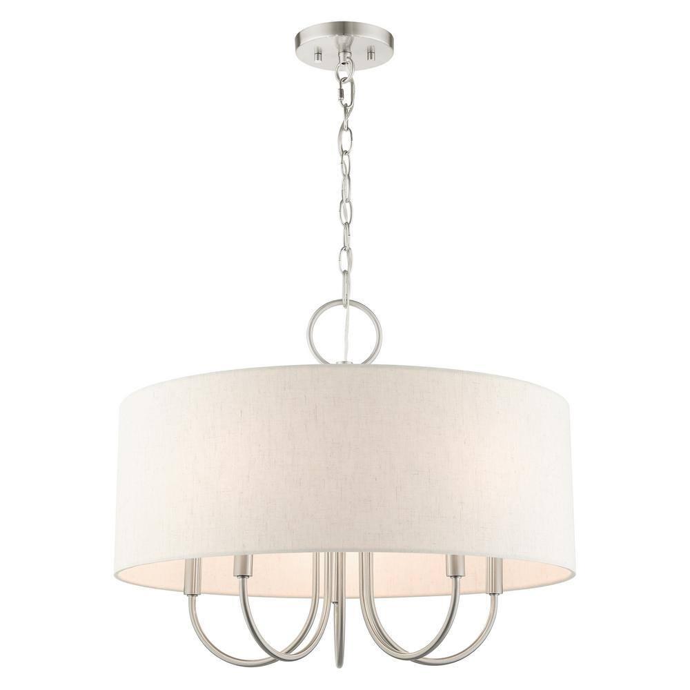 Livex Lighting Blossom 5 - Light Pendant in  Brushed Nickel