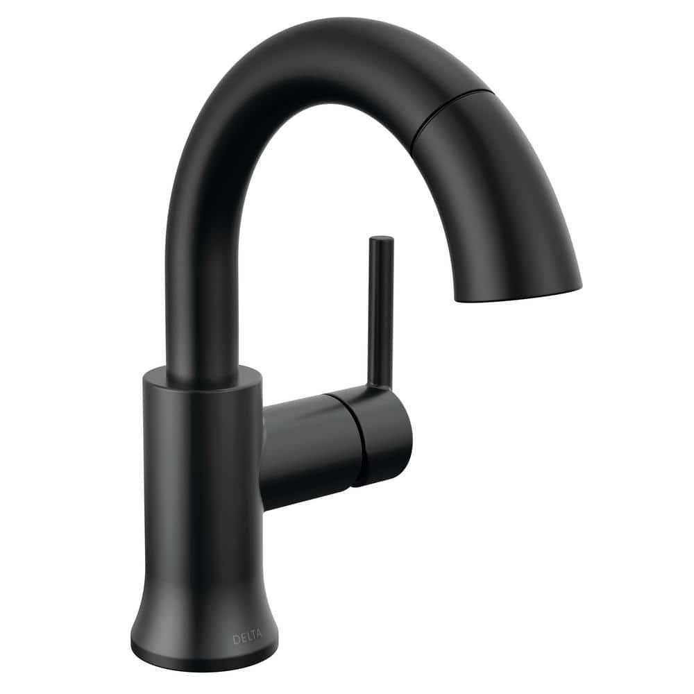 Trinsic Single Hole Pull Out Sprayer Bathroom Faucet, Single Handle Bathroom Sink Faucet
