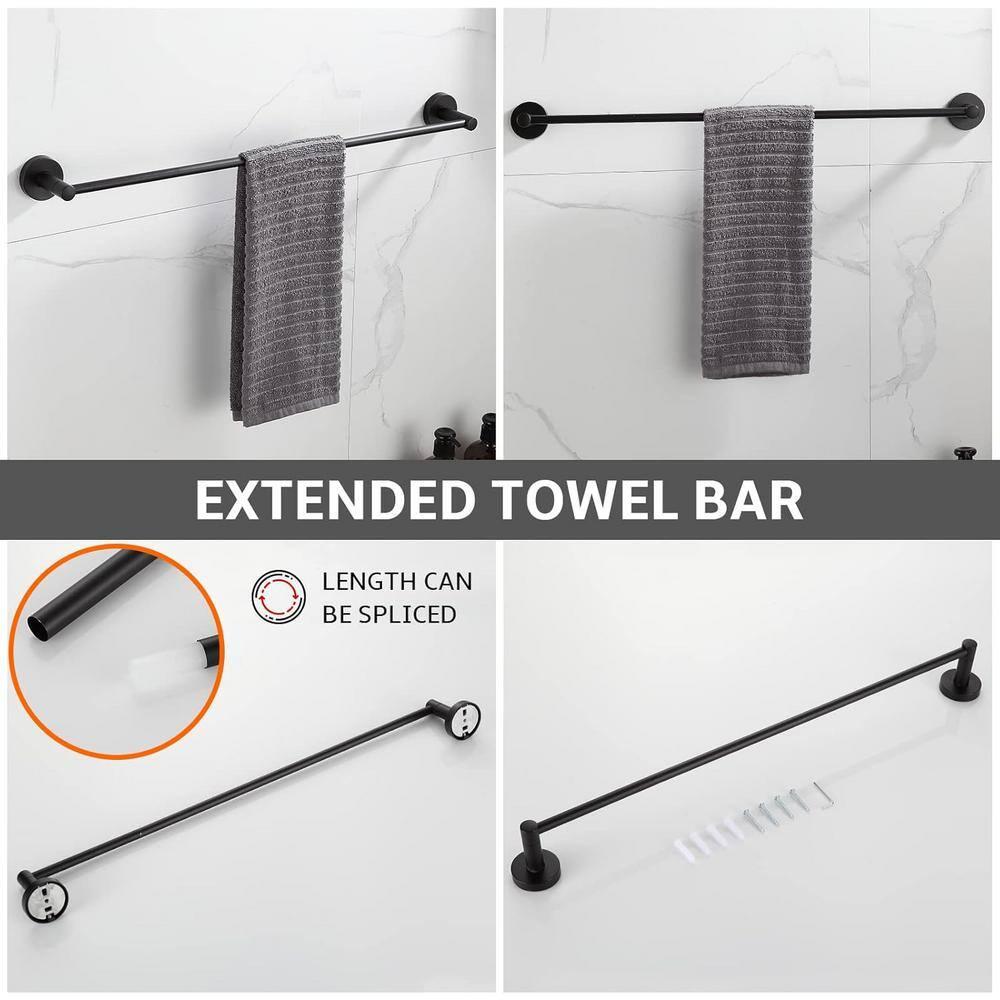 Beloky JA22F9 4 - Piece Bathroom Hardware Set