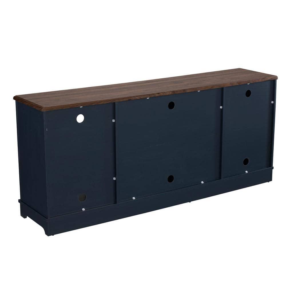 TV Stand for TVs up to 78": Home Essentials, Coastal Style, Open Shelves, Cable Management