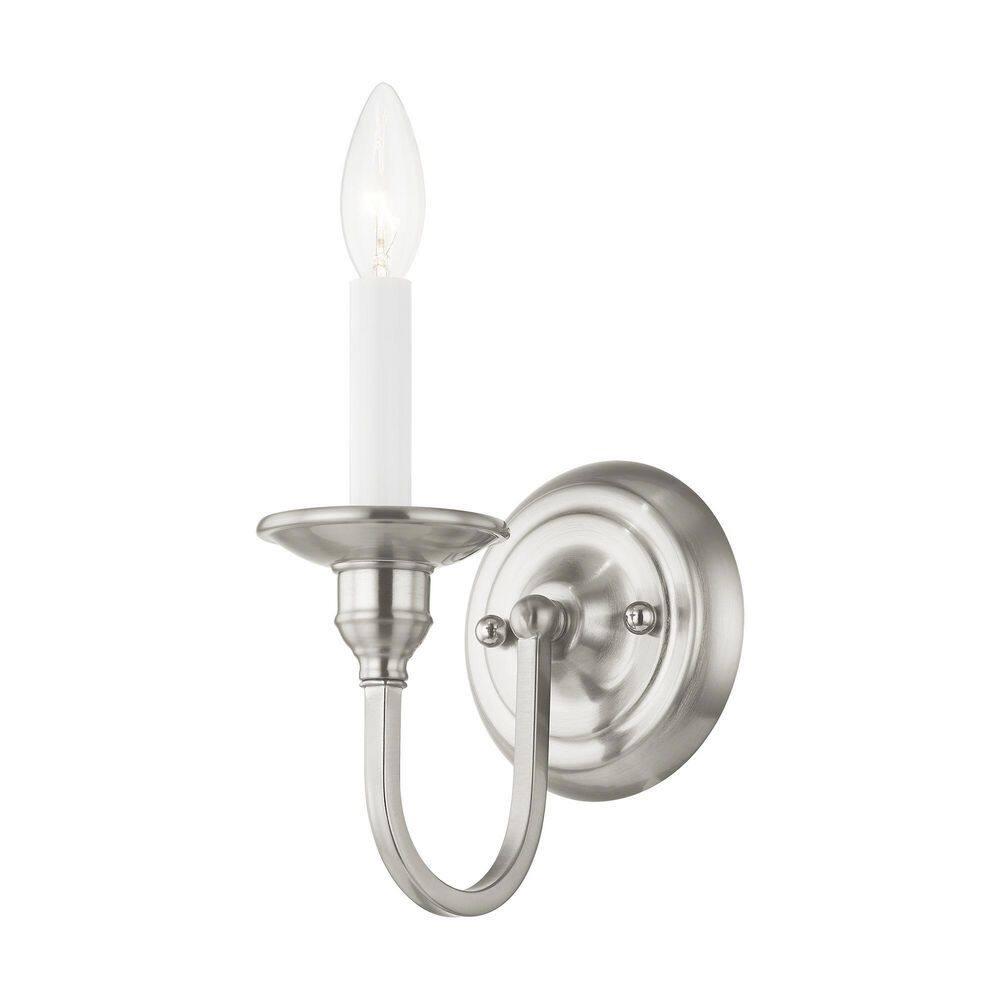 Livex Lighting Cranford 1 - Light Wall Light in  Brushed Nickel