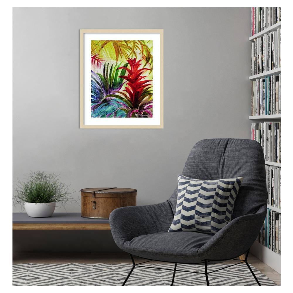 Amanti Art 21"x25" Tropic Botanicals VI by Marie Elaine Cusson Wood Framed Wall Art Print