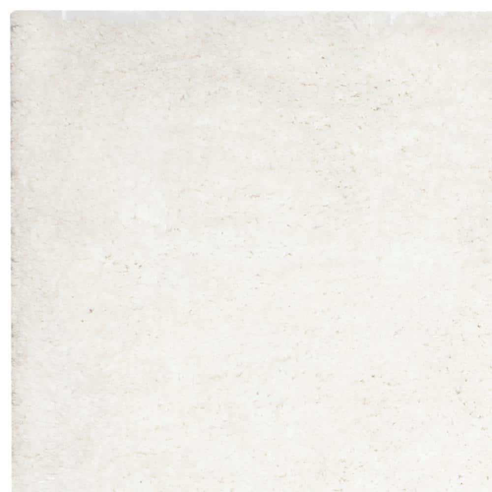 Supreme Shag SGS621 Hand Tufted Indoor Area Rug - Ivory - 8'x10' - Safavieh