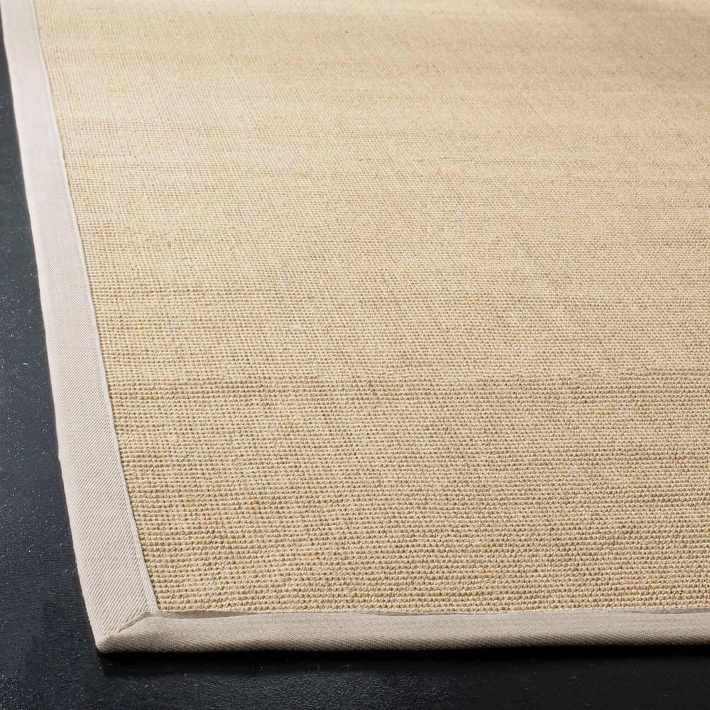 SAFAVIEH Natural Fiber Keane Solid Runner Rug, Natural/Ivory, 2'6" x 10'