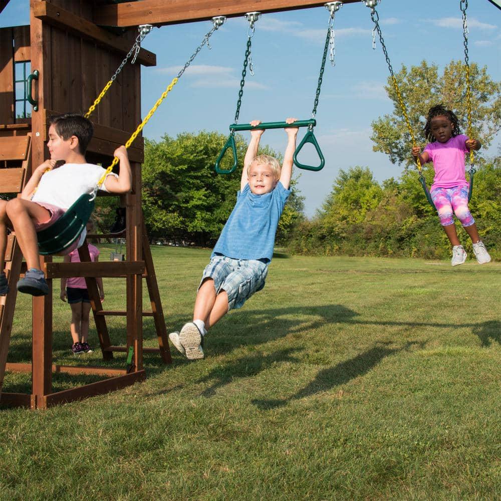 Swing-n-Slide Castlebrook Wooden Play Swing Set