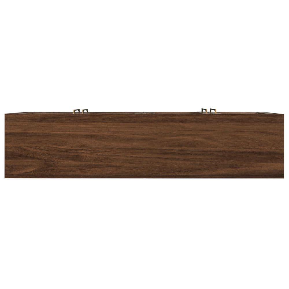 Evelyn&Zoe Chabot Rectangular TV Stand for TV's up to 75", Walnut