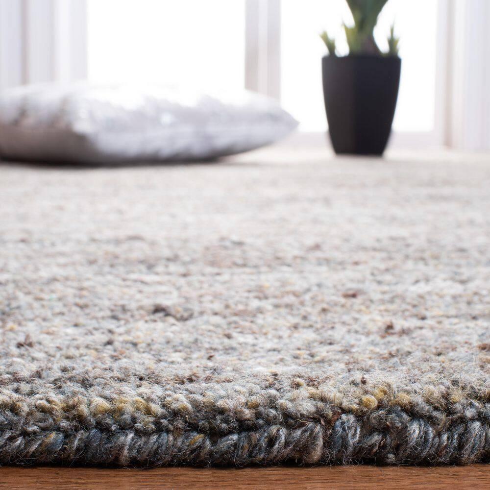 Himalaya HIM413 Handmade Area Rug - 4'x6' - Grey/Olive - Safavieh