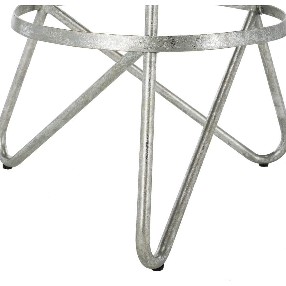 Galexia Bar Stool - BST3200 - Silver/Leaf - Safavieh