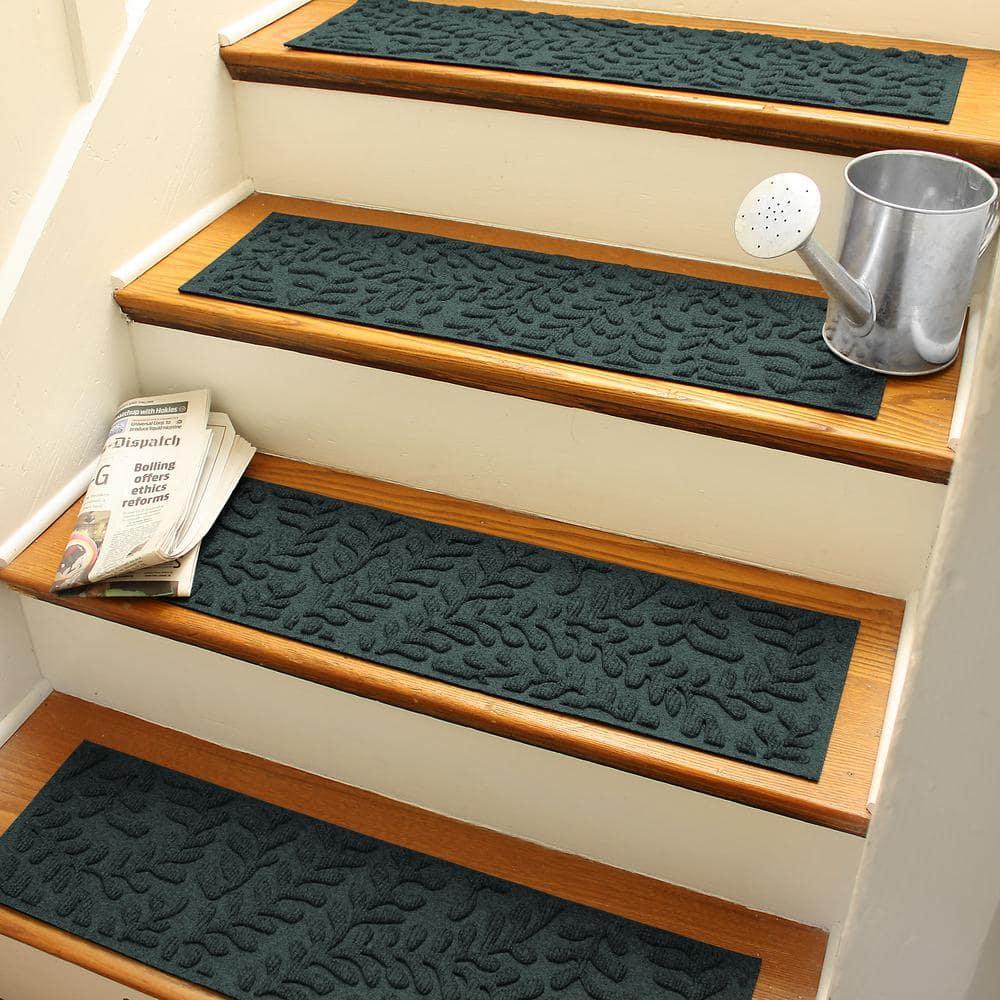 WaterHog Boxwood 8.5" x 30" Indoor Outdoor Stair Treads