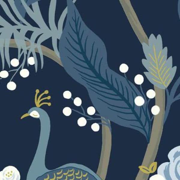 Rifle Paper Co. Peacock 27' x 27" Wallpaper Roll