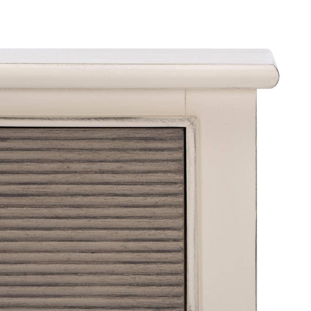 Ryder 2 Drawer Console Table - Distressed White/Greige - Safavieh