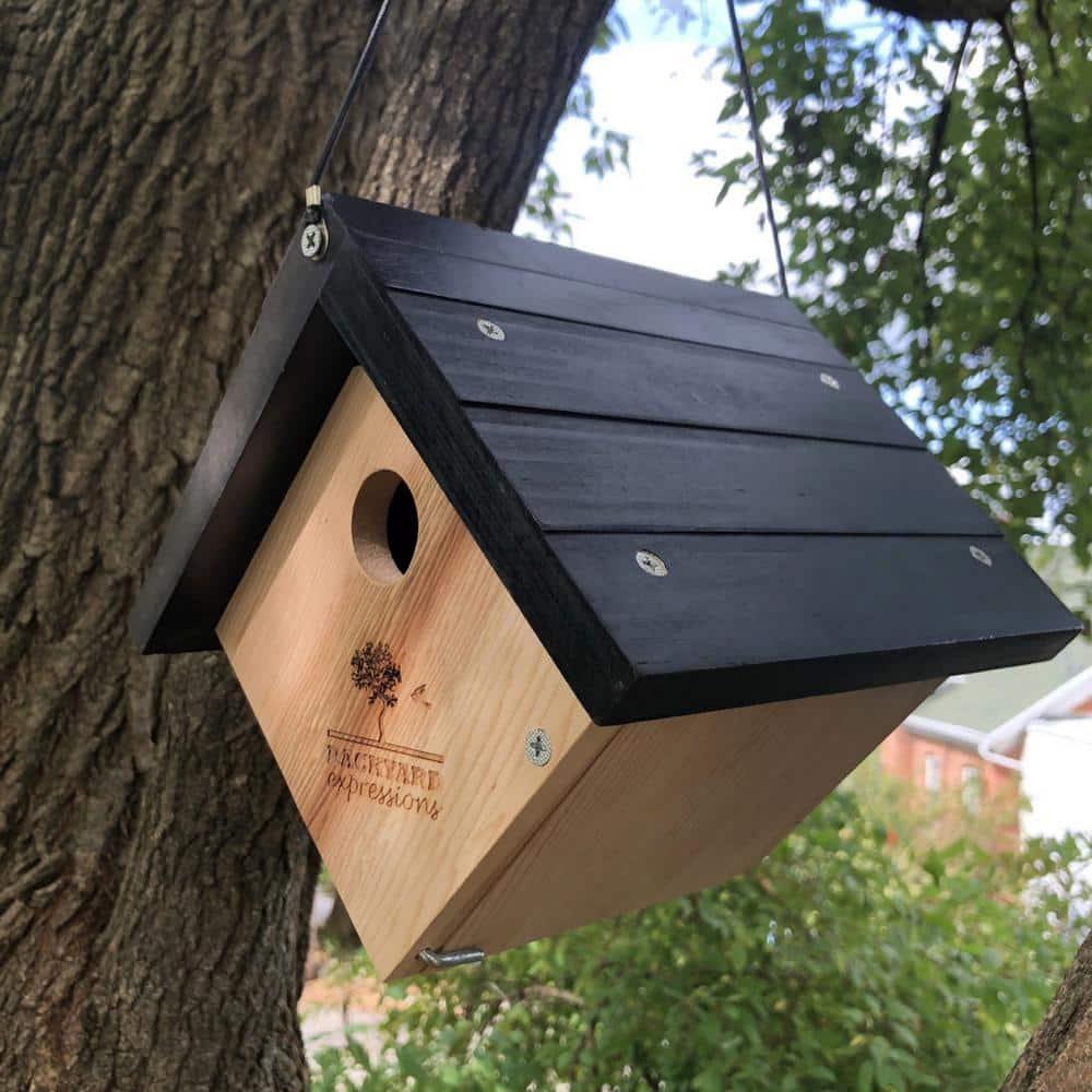 Backyard Expressions 8.1'' H x 8.1'' W x 8.9'' D Hanging Birdhouse