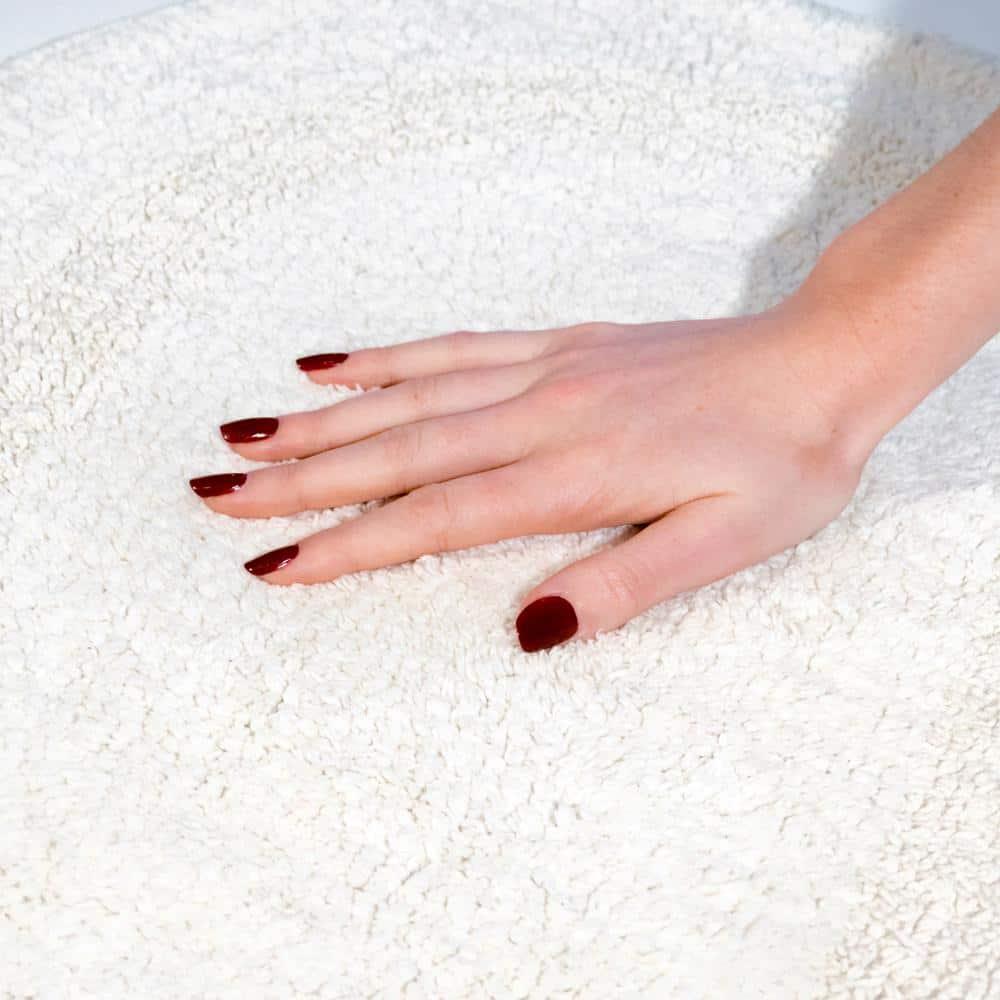 Chesapeake Oval Tub Mat Ivory (17"x24")
