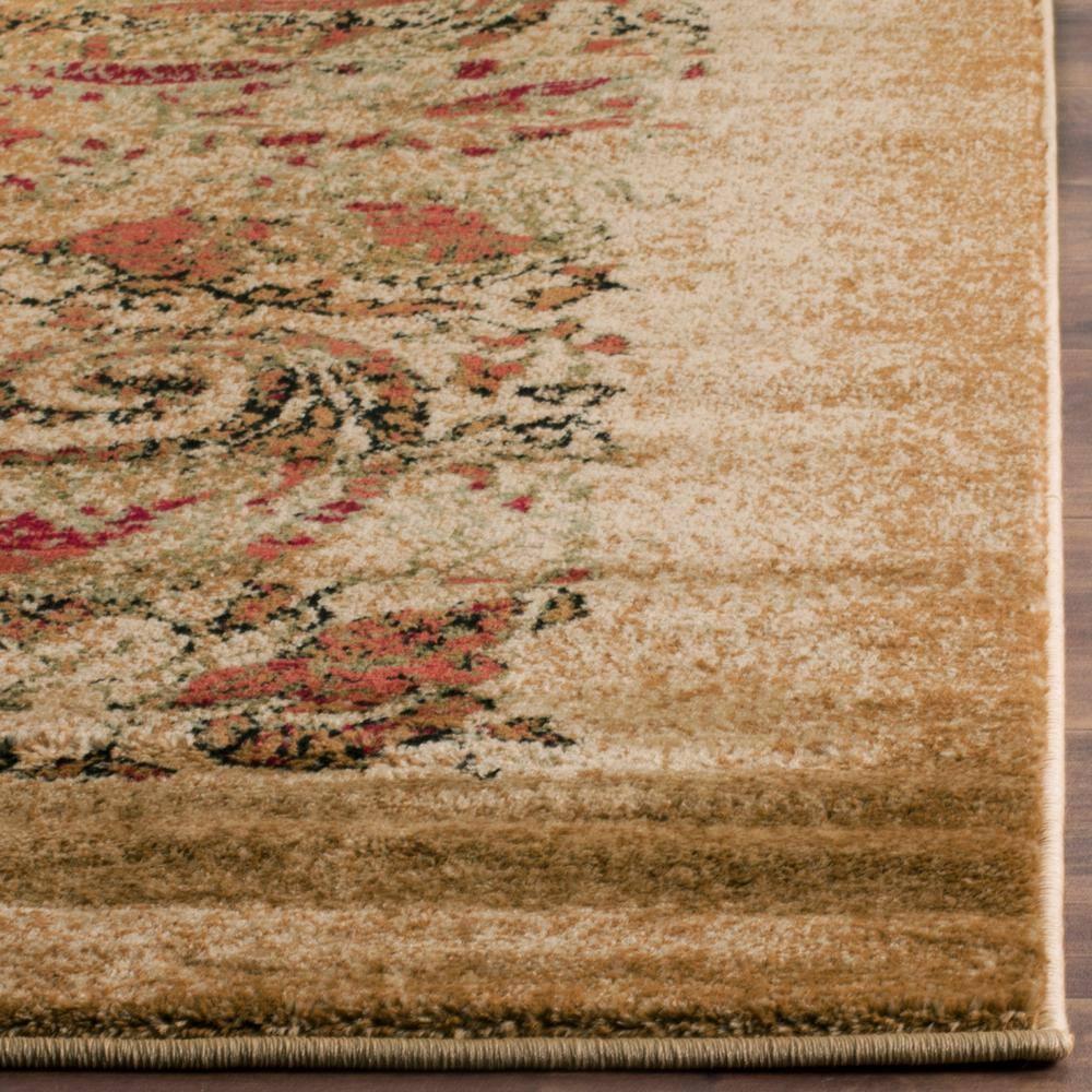 Lyndhurst LNH224 Power Loomed Area Rug - Beige/Multi - 6'x9' - Safavieh