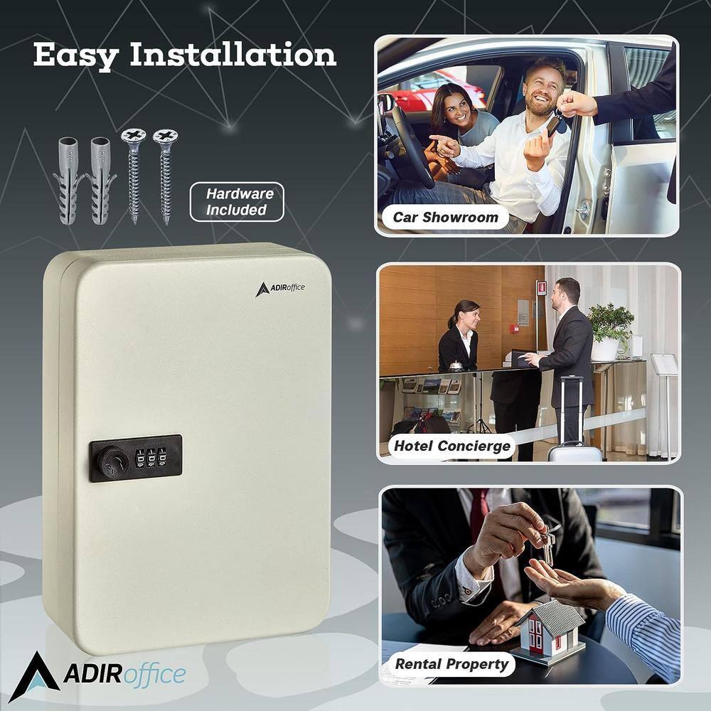 Steel Secure Key Cabinet with Combination Lock