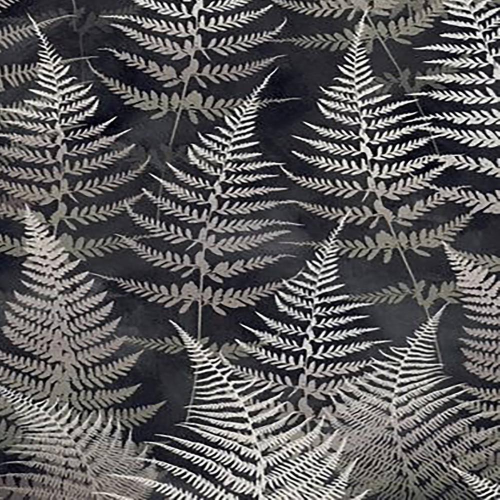 Clarissa Hulse Woodland Fern Charcoal Removable Wallpaper