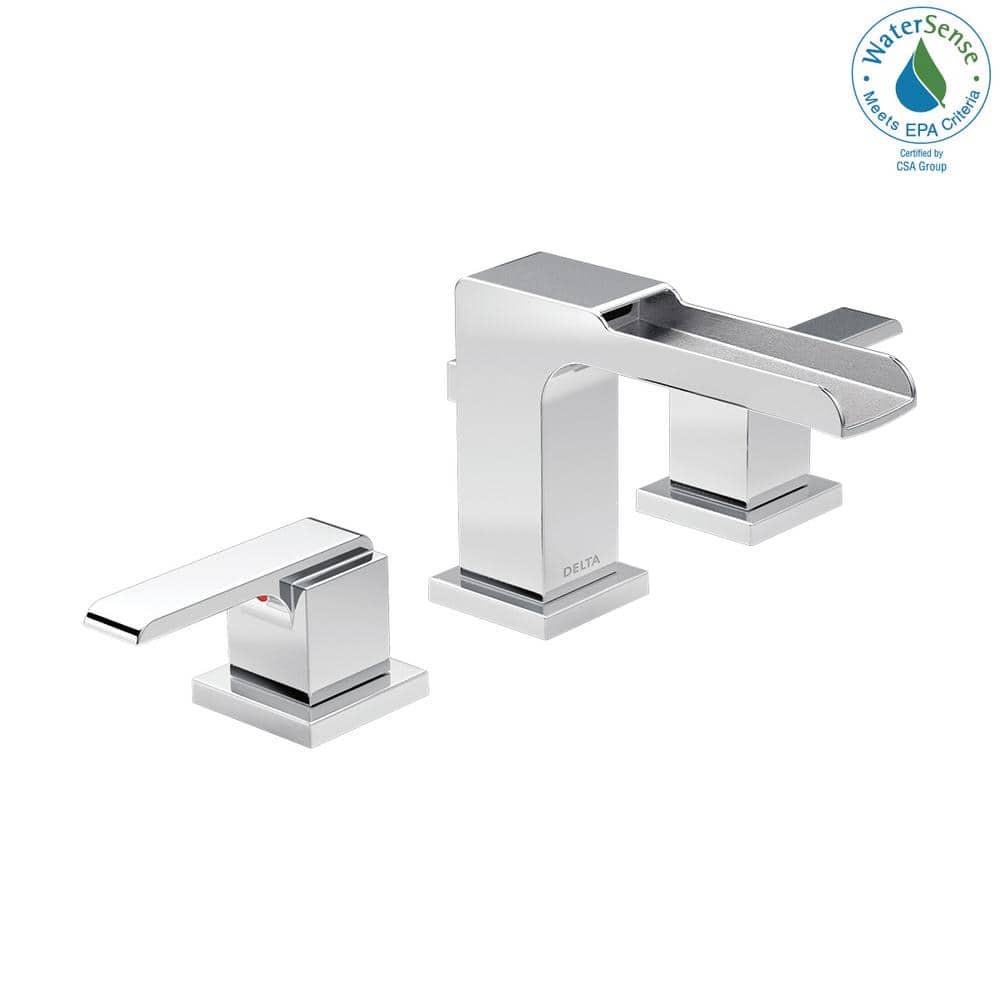Ara Widespread Bathroom Faucet with Drain Assembly and DIAMOND Seal Technology