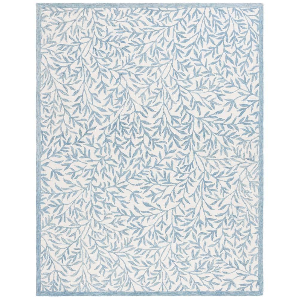 Martha Stewart Hand Tufted 80% Wool, 20% Cotton Floral Rug