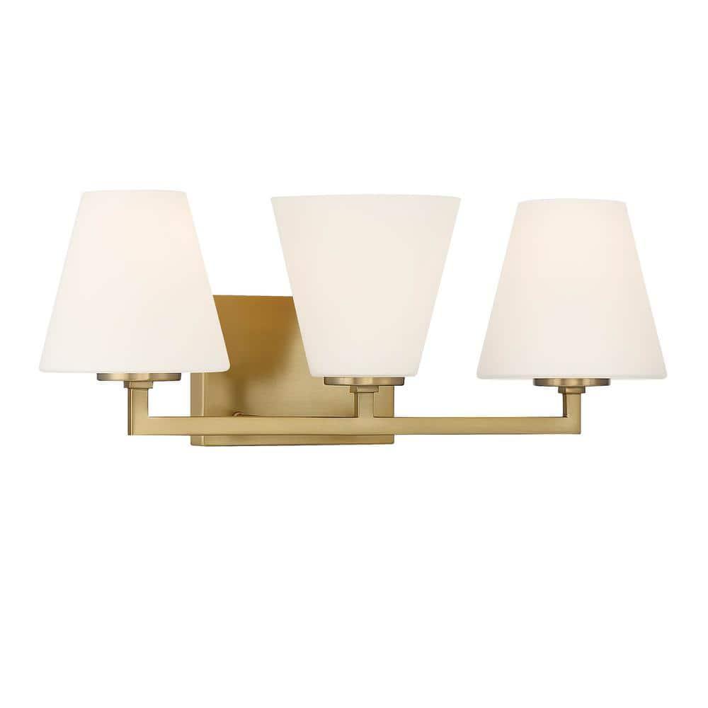 Designers Fountain - Palmyra - 3 Light Bath Vanity In Mid-Century Modern