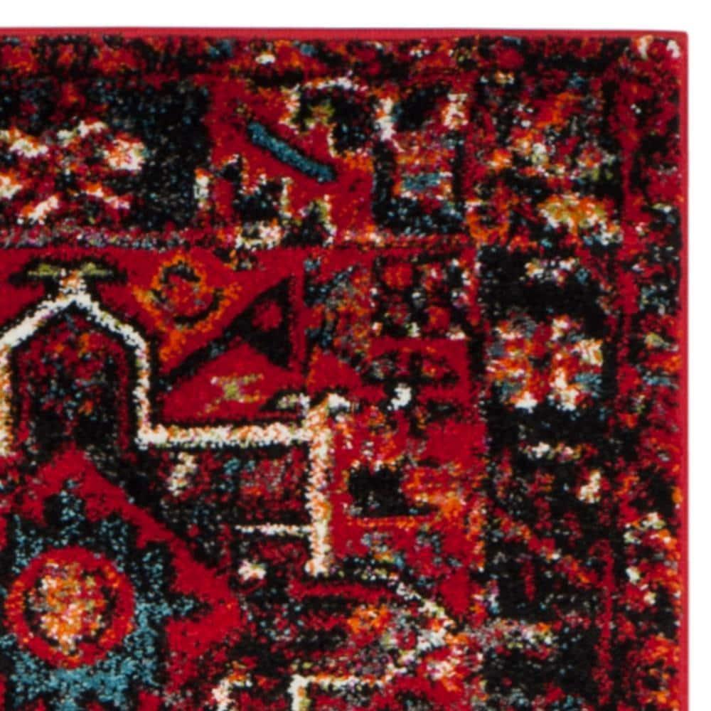 Vintage Hamadan VTH211 Power Loomed Indoor Runner Rug - Red/Multi - 2'3"x14' - Safavieh.